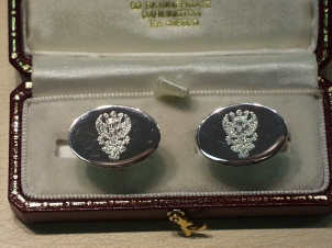 Mercian Regiment Sterling Silver cufflinks - Click Image to Close